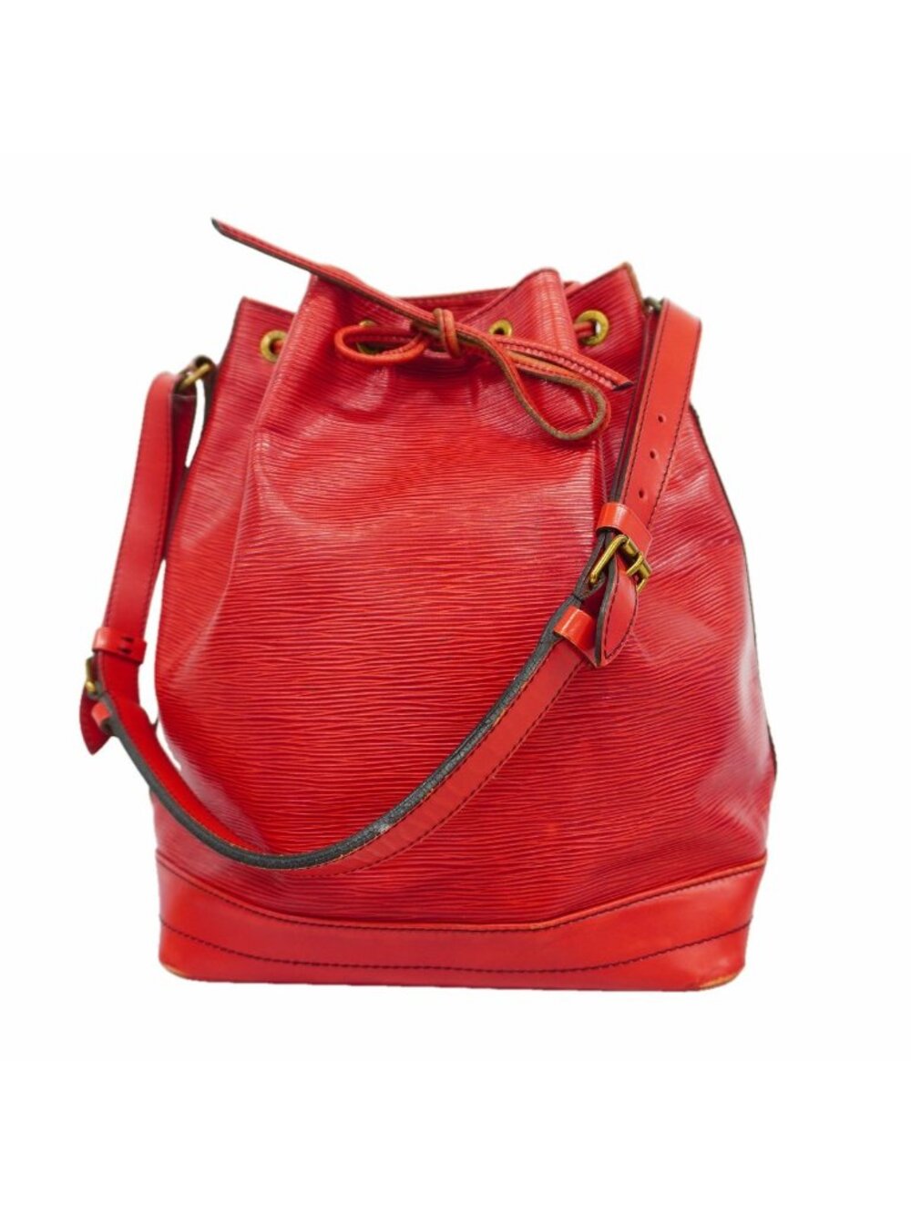 Louis Vuitton Shoulder Bag Epi Noe Castilian Red